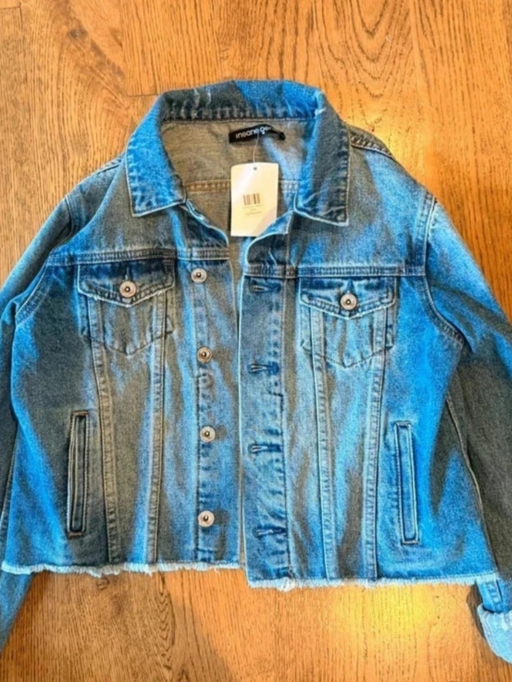 Madewell Light Blue Denim Cropped Jean Jacket
